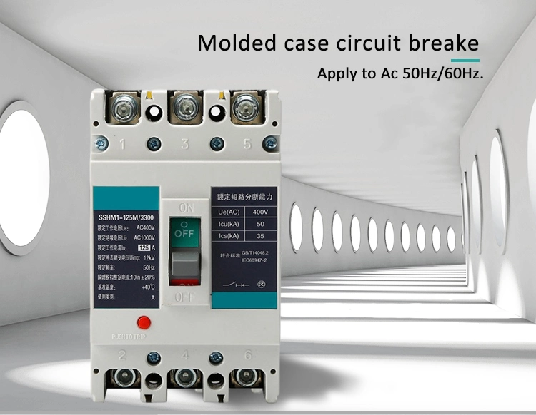 3 Pole Puffer Assisted Self-Quenching Moulded Case Circuit Breaker MCCB Tamx