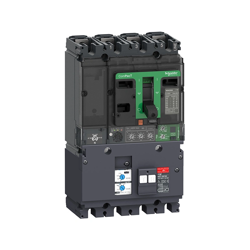 Moulded Case Circuit Breaker CE Certified 1-Pole 250A MCCB