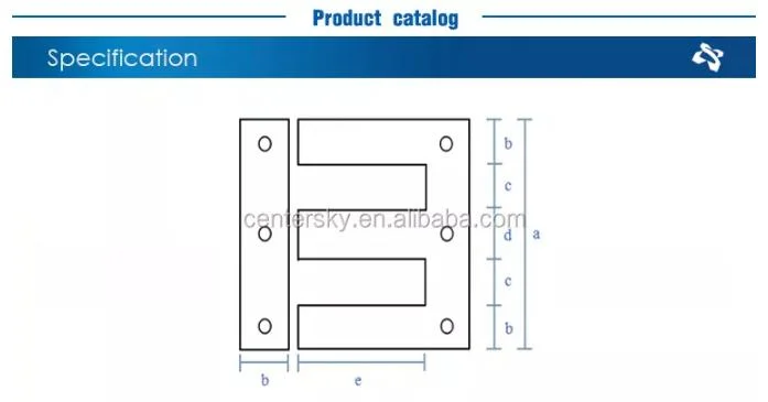 Hot Selling Ei Transformer Core Dimensions