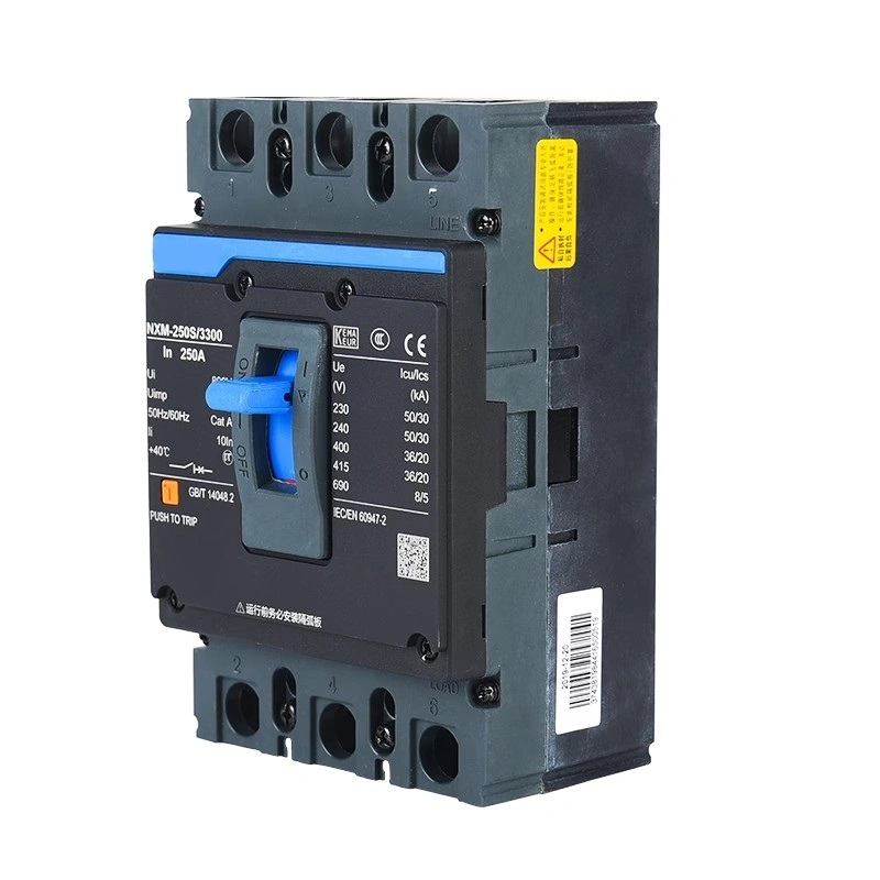 Moulded Case Circuit Breaker CE Certified 1-Pole 250A MCCB