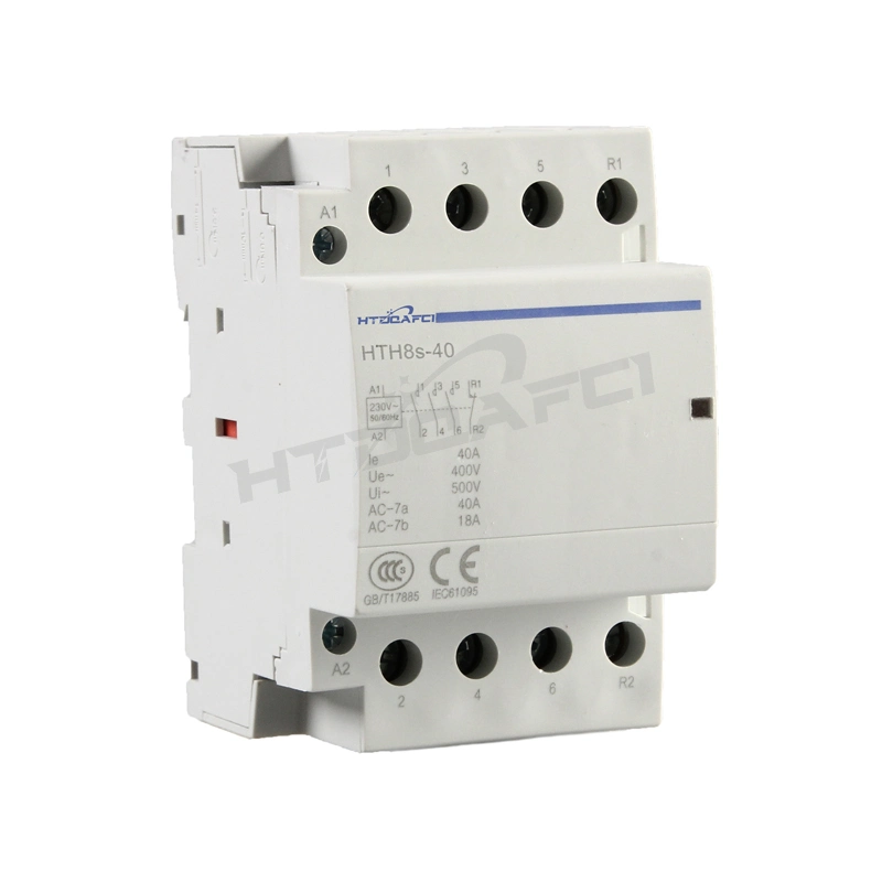 WiFi Remote Control House Hold Contactor Electric AC 220V Magnetic Contactor 32A 40A 63A DIN Rail Contactor 4no 4nc 3no+1nc 2no+2nc