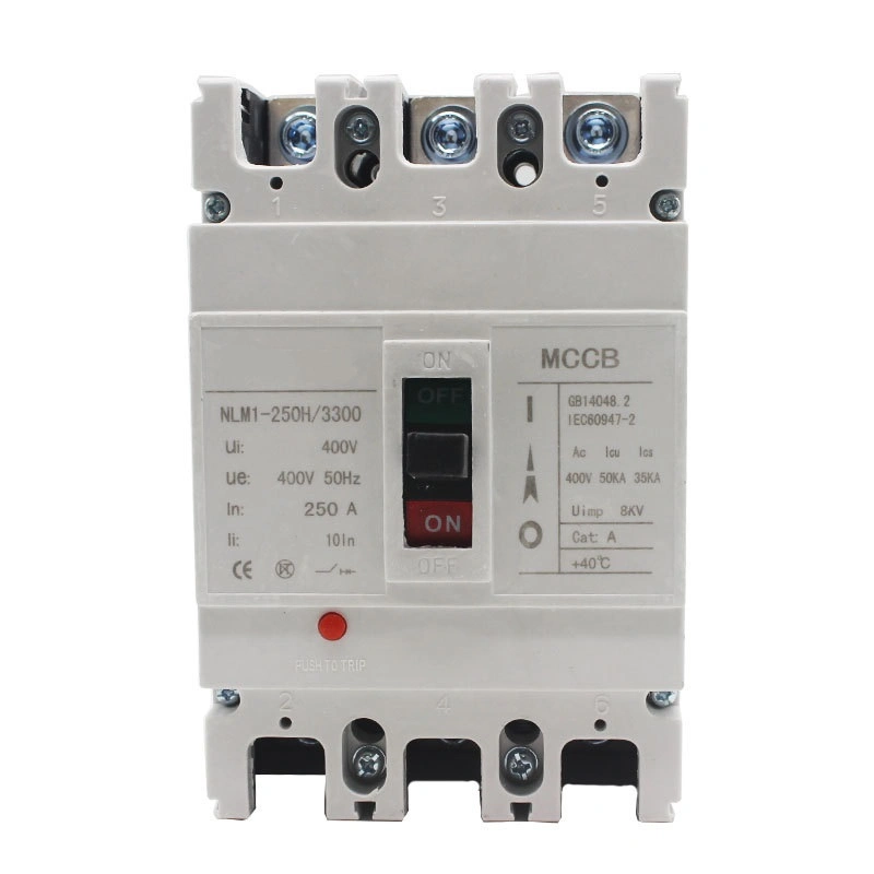 Moulded Case Circuit Breaker CE Certified 1-Pole 250A MCCB