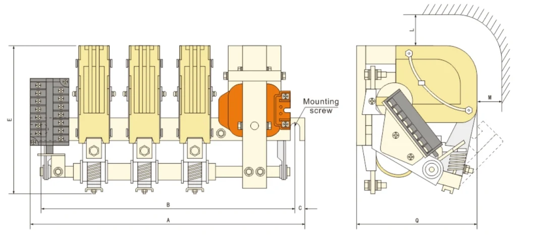 Factory Price Cj12 Series Manufacturer OEM 380V Contactors 185A for Russia Power Contactor