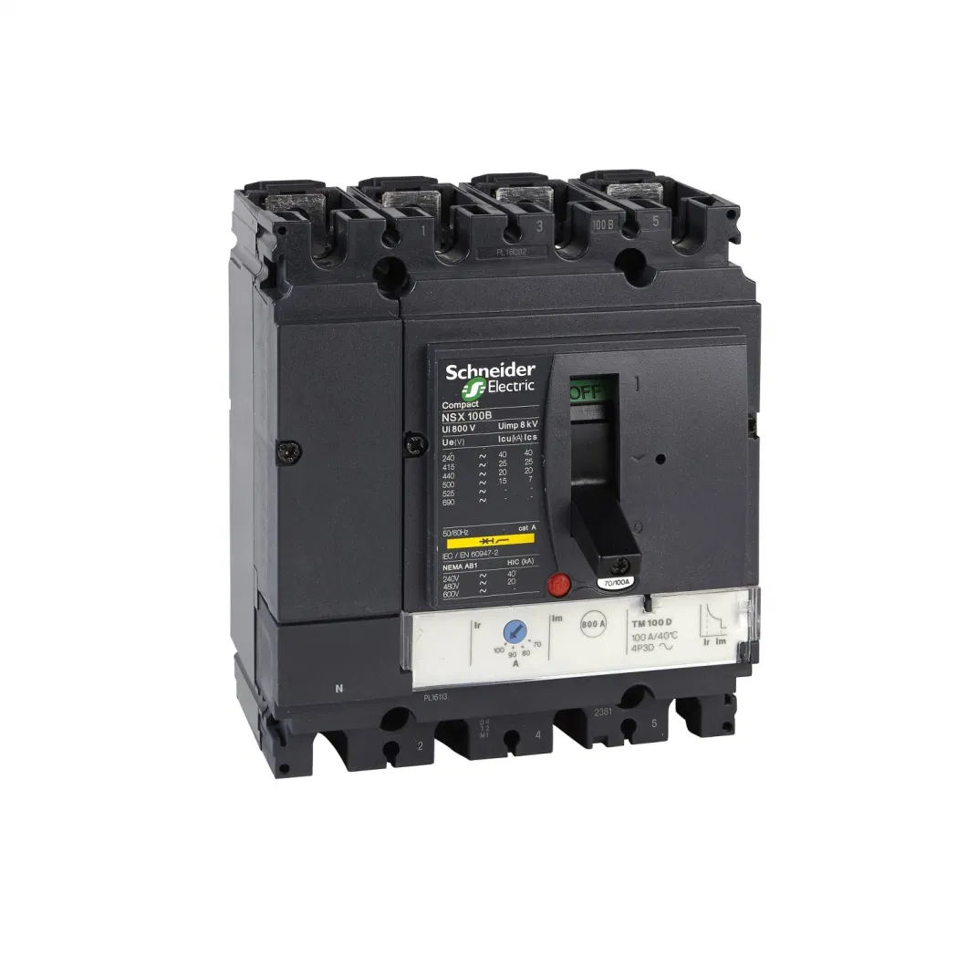 Moulded Case Circuit Breaker CE Certified 1-Pole 250A MCCB