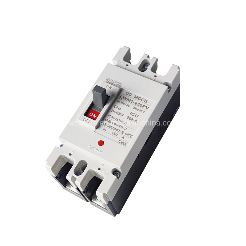 Factory Price DC PV Solar MCCB 125A 160A 200A 250A Breaker Moulded Case Circuit Breaker