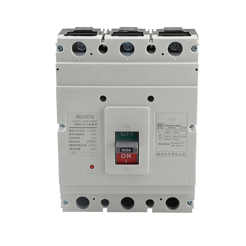 Moulded Case Circuit Breaker CE Certified 1-Pole 250A MCCB