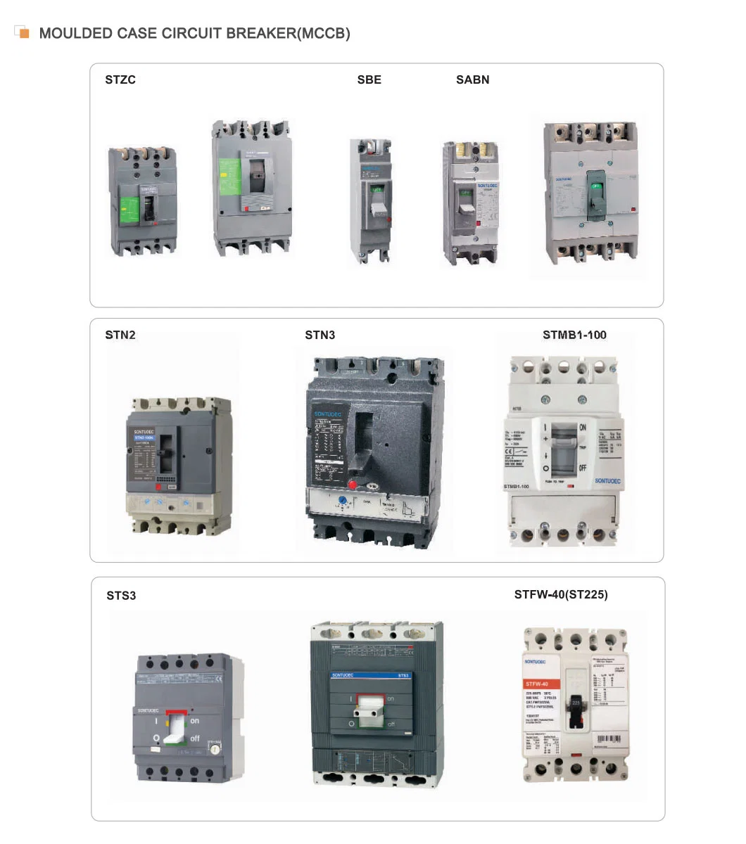 MCCB 250A Mould Case Circuit Breaker with Standard of IEC 60947-2