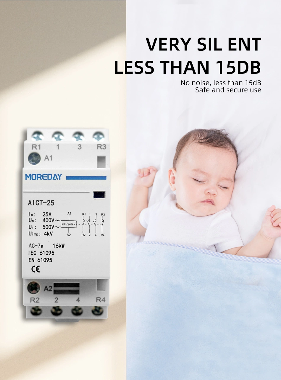 Insta Contactor with 2 No and 2 Nc Contacts for 230V AC, 400V 25A Control 230V AC for Siemens 5tt5832-0