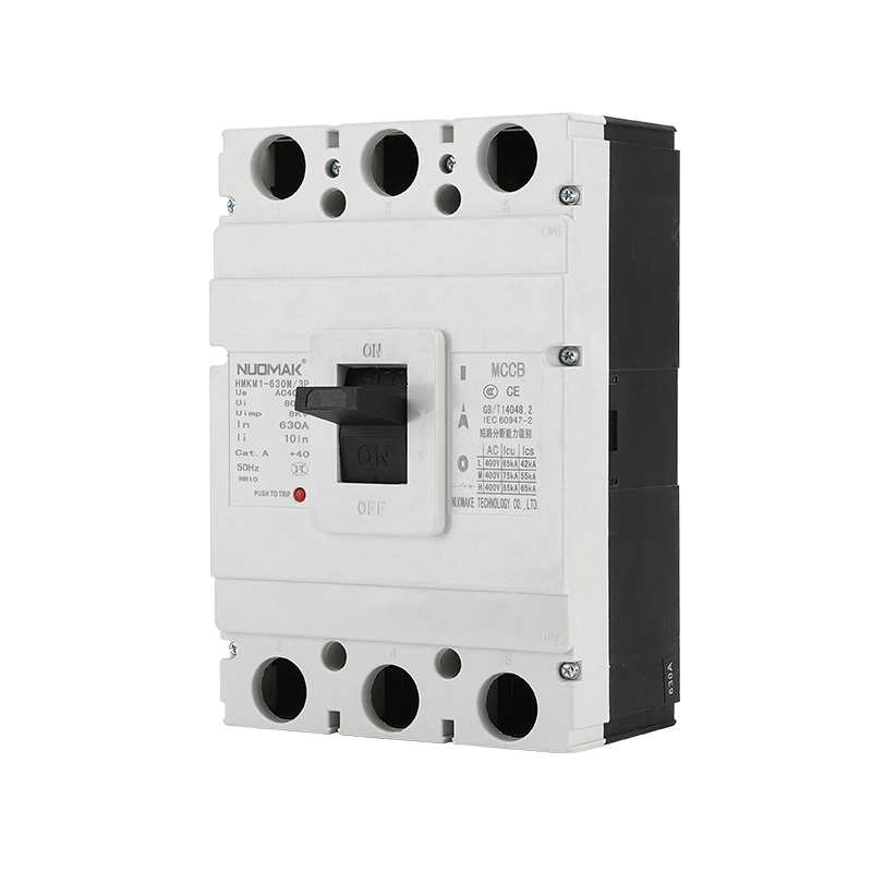 Nuomake MCCB CE 800V AC50/60Hz 400V 630A 3p Moulded Case Circuit Breaker CE MCCB