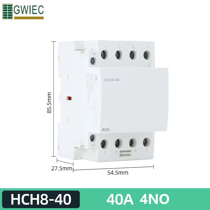 Factory 2p 4p China Manufacturer Hch 220V 3p 40A AC Magnetic Changeover Contactor