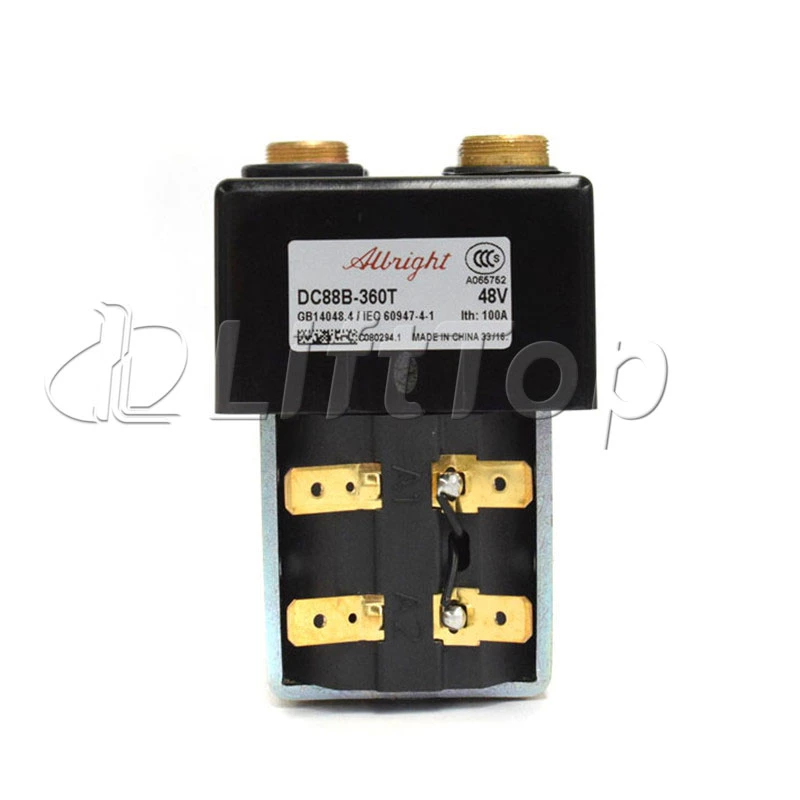 High Quality 48V 100A Albright Electric Vehicle DC Contactor Relay DC88b-360t