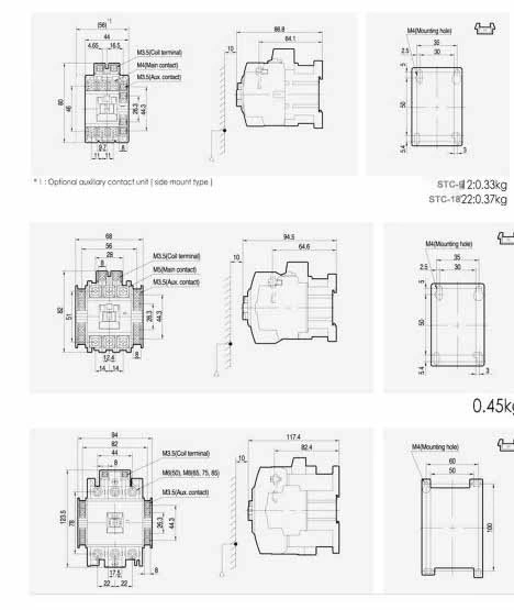 AC Magnetic Contactorstc-50 (GMC) Electric Contactor