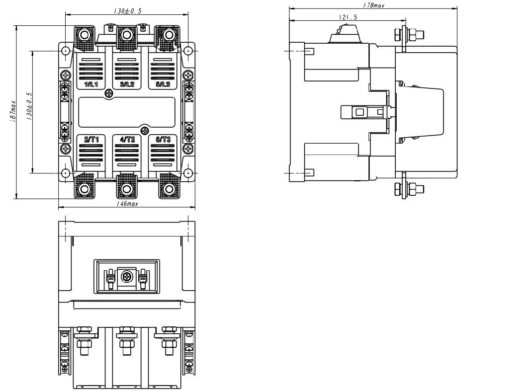 Chint AC Contactor Cj20 Series Cj20-10/16/25/40/63/100/160 Cj20-250/400/630 36V/220V/380V Alternating Current Contactor Original