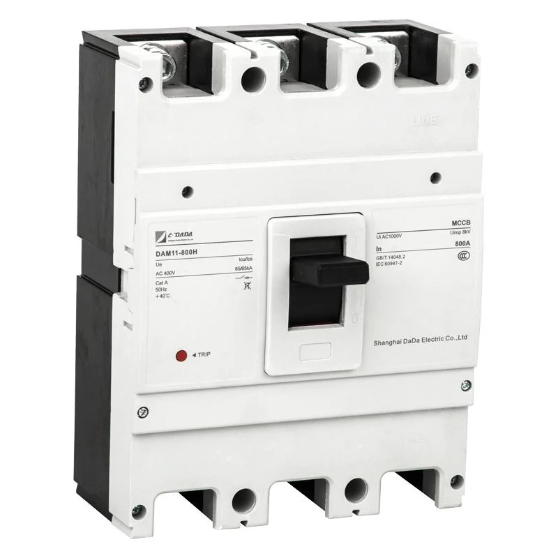 High Quality Overcurrent Protection 2p, 3p, 4p 16A-1250A Circuit Breaker Industrial Use Electronic MCCB