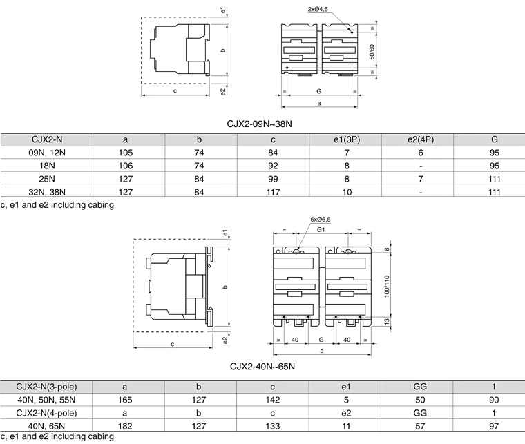 Good Service AC 3 Phase Reversing Mechanical Interlock Auxiliary Contact Interlocking Contactor