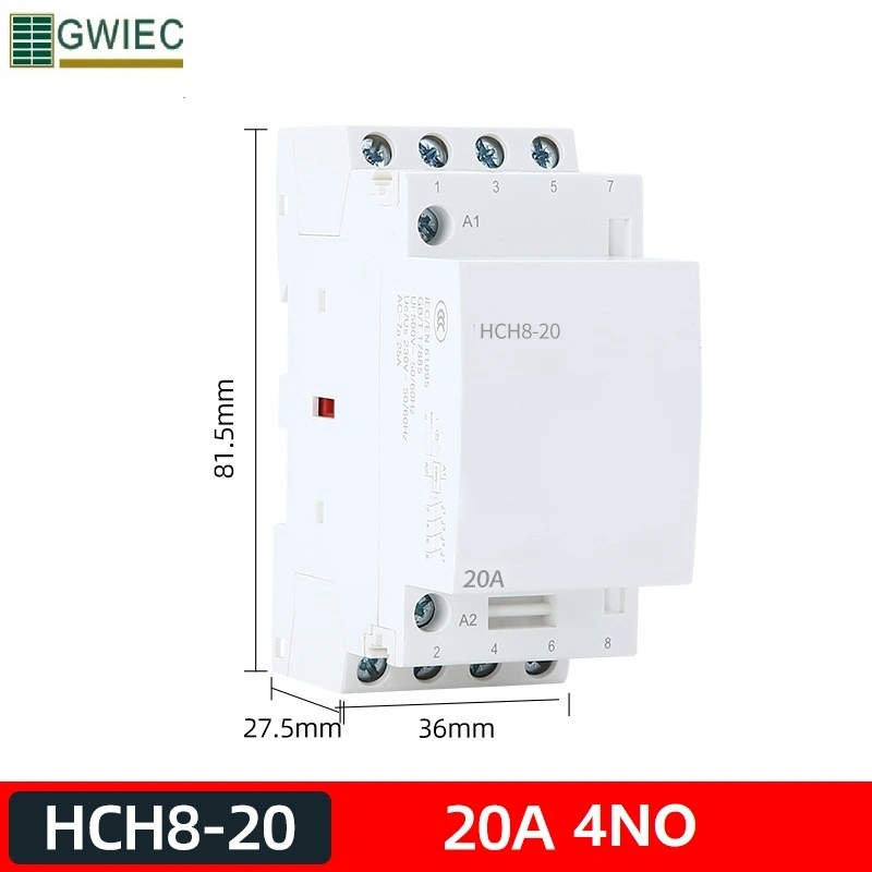 Manufacture Hch China Manufacturer 4p Telemecanique Magnetic Contactor 2pole Modular AC Contactors