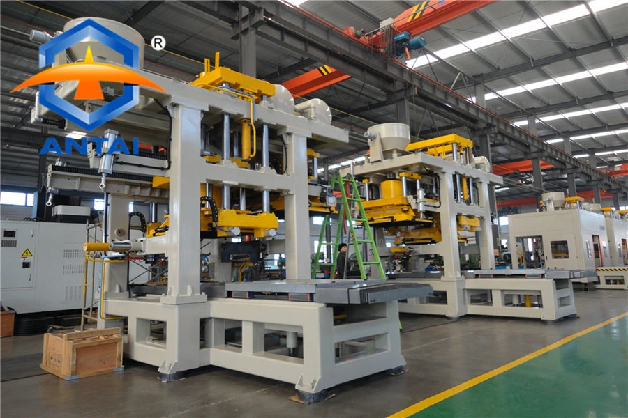 Vertical Parted Core Box Shell Core Shooter with Sand Preparation Machines Production Line