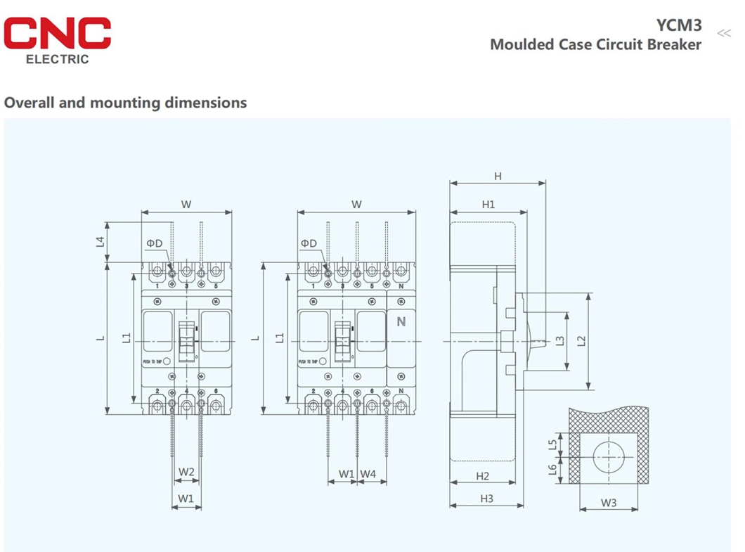 2021 Hot New Products 16A Breaker 160AMP Price List MCCB 160A