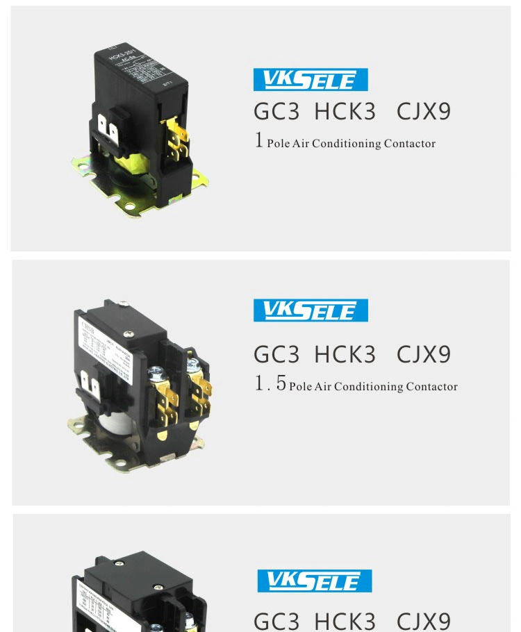 40A 2 Pole AC24V 220V Air Conditioner Contactor