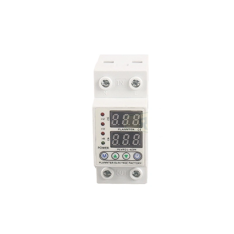 Adjustable Limit Protection Voltmeter 220V 63A Under Voltage Protector Contactor