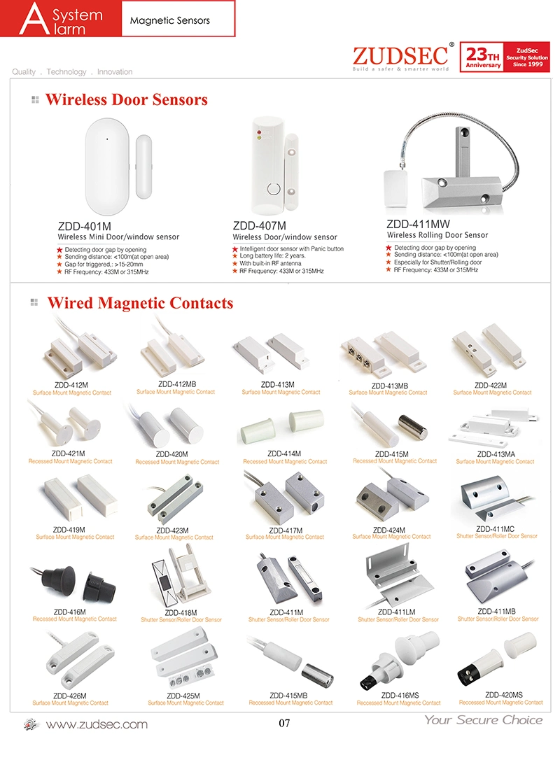 Wired Magnetic Contact for Home Security