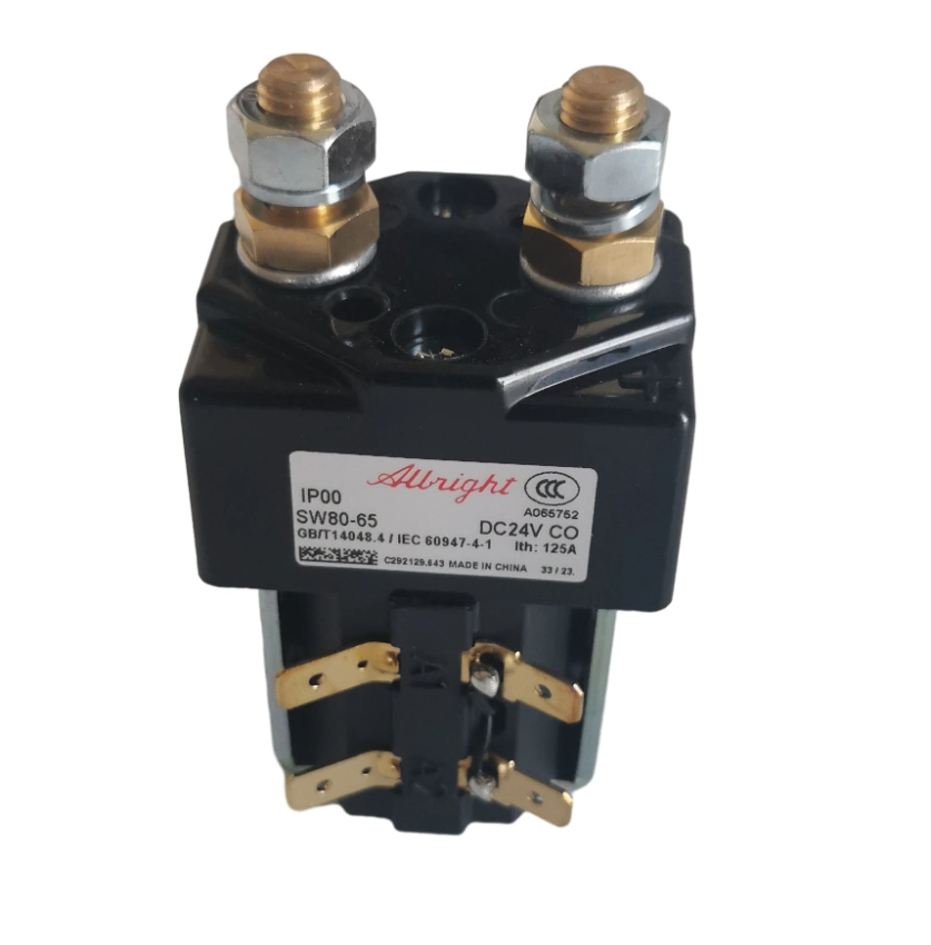 Albright Sw80-6 24V Sw80-65 24V / 125A Forklift / Golf Cart Contactor5albright Sw80-65 24V Sw80b-156 48V / 125A Forklift / Golf Cart Contactor