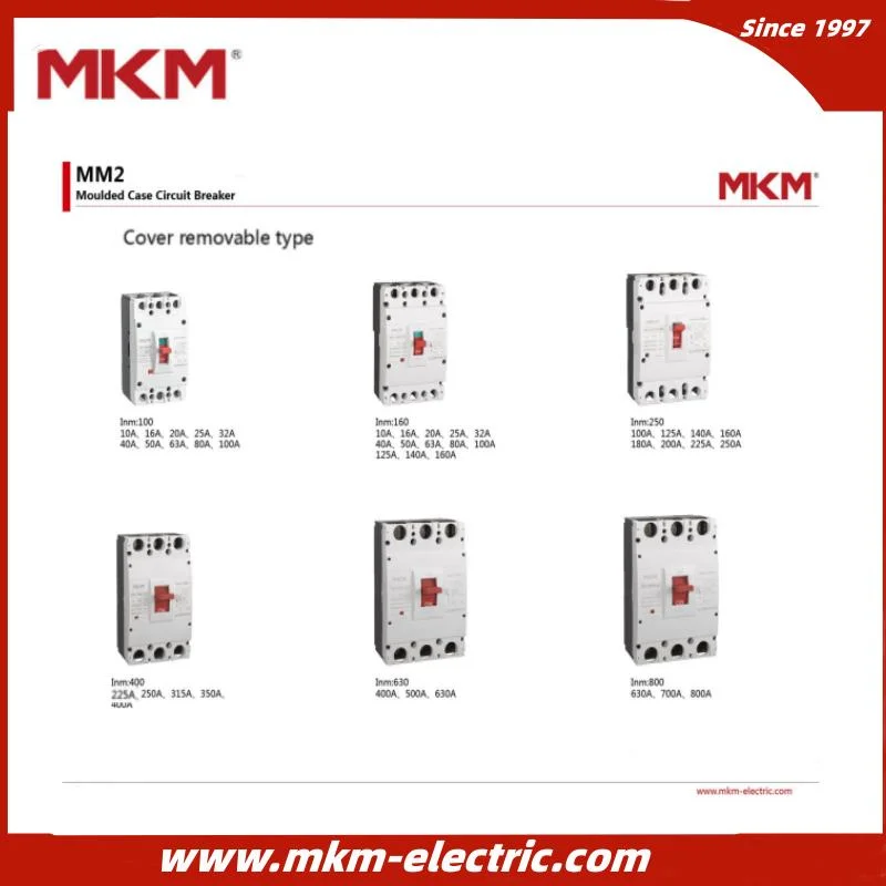 MCCB Electronic Adjustable Moulded Case Circuit Breaker160A 250A 400A 630A 800A 3p 4p