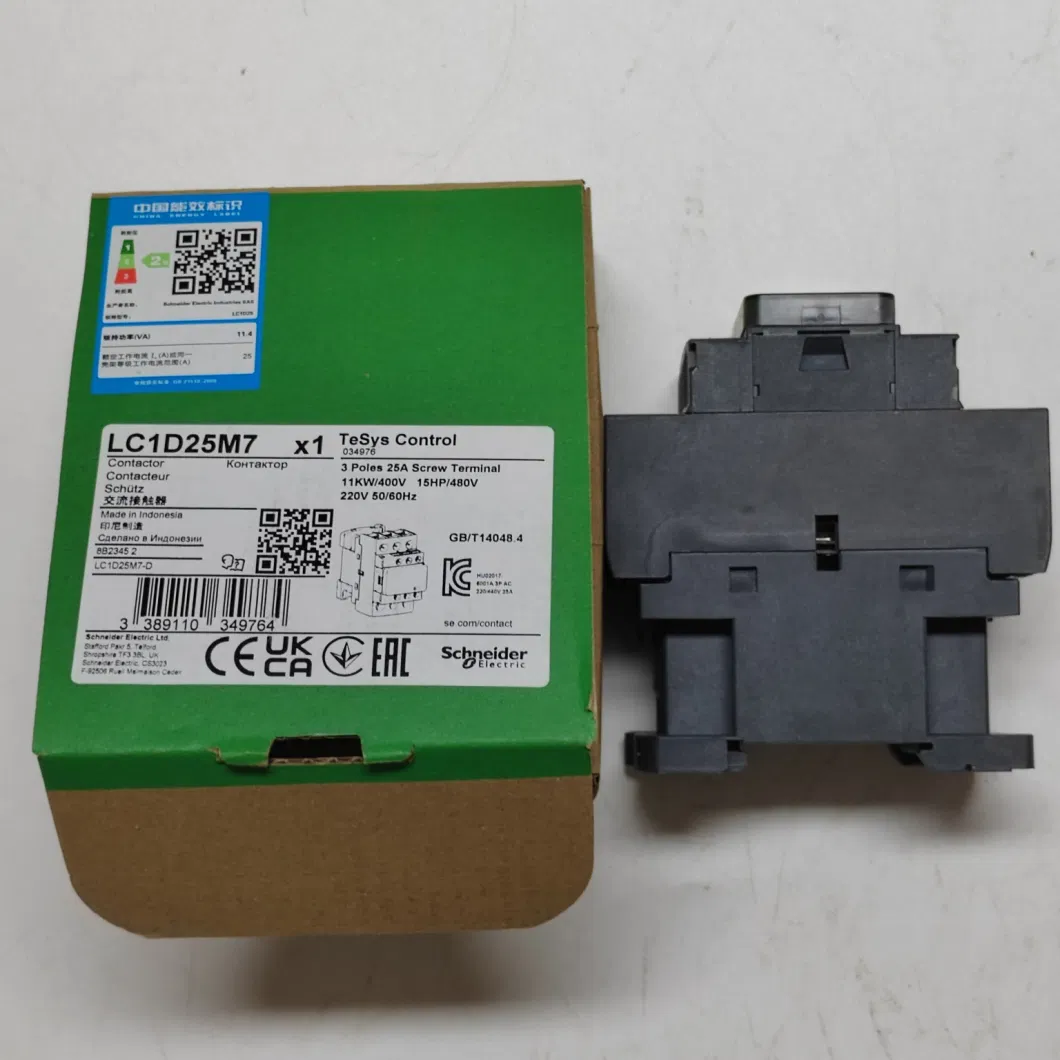 Schneid Original LC1d25m7 Tesys D Contactor 3p (3 NO) - AC-3