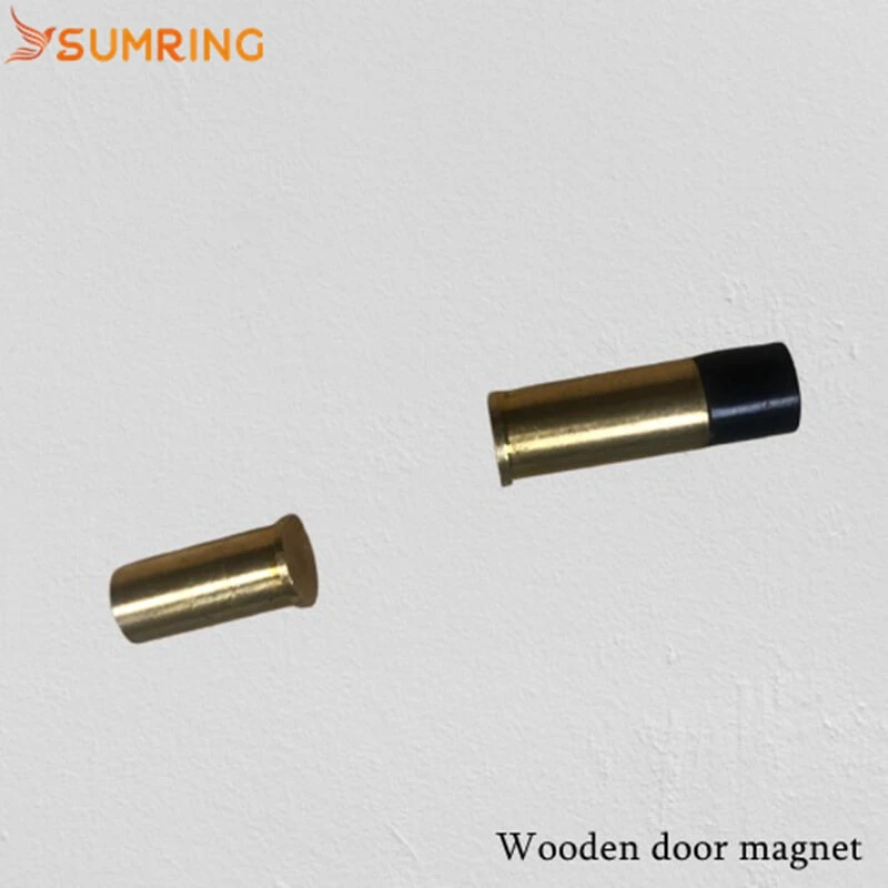 Hot Sale Brass Recessed Door Sensor Alarm Magnetic Magnet Contact for Wooden Door Sensor Switch