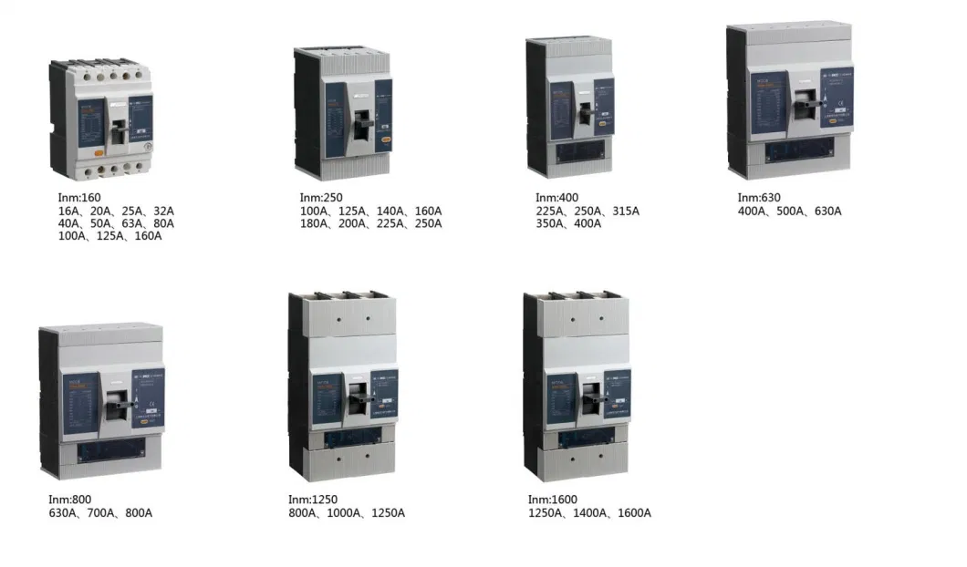 China Manufacturers Molded Case Circuit Breaker 3p Mold MCCB/Moulded