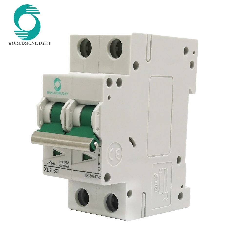 China 2p 600V DC PV Special Miniature Circuit Breaker PV Breaker, MCB