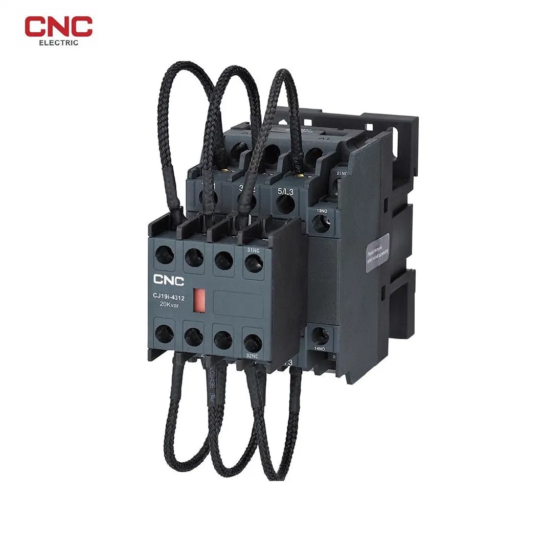 CNC Changeover Capacitor AC Contactor Cj19c High Quality 110V 220V 380V Electric Contactor (CJ19)