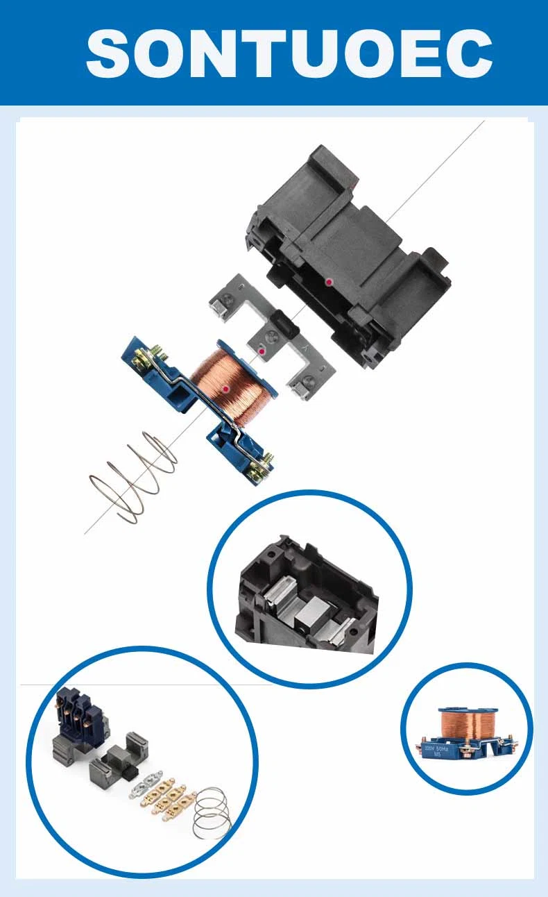 Sontuoec LC1-D 09/12/18/25/32/40/50/65/80/95 M7 230V Electrical AC Contactor 3p, 4p