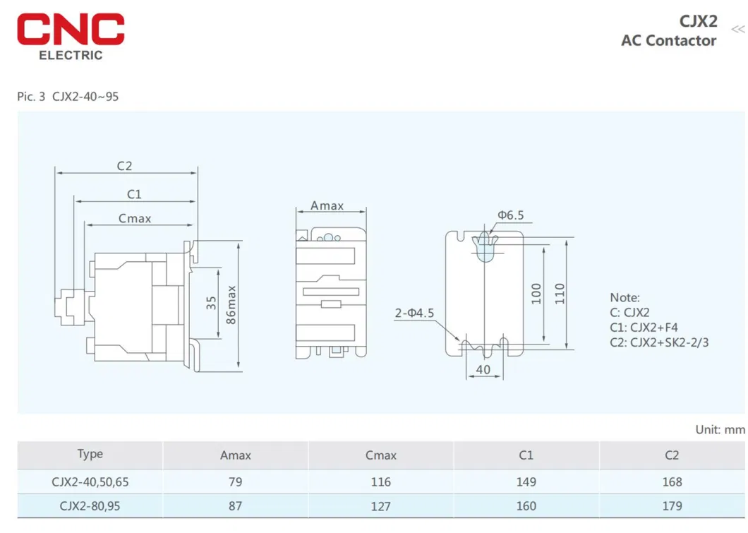 CNC 2021 New Arrivals Handsfree Wireless Contactor AC 12A Contactor 63A Contactor 50A