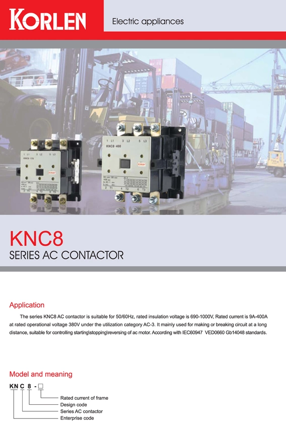 3TF AC Contactor Knc8-50, with CB Ce Semko