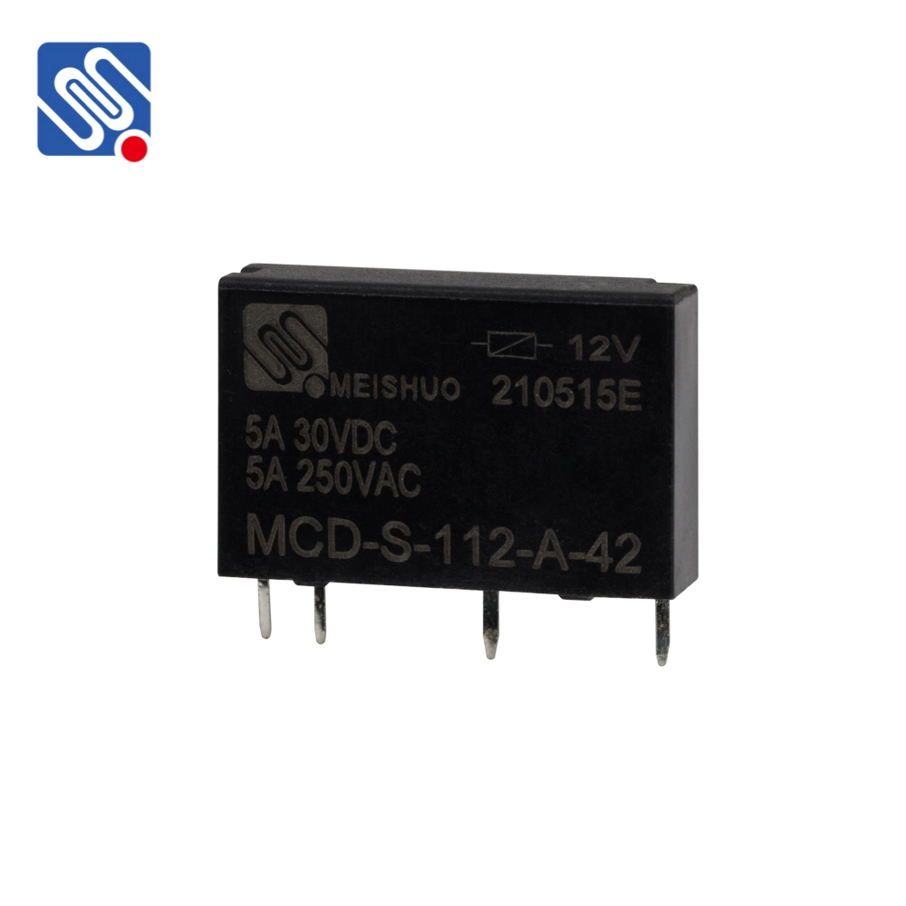 0.12 W PCB Meishuo Zhejiang, China 24V DC Relay Relays