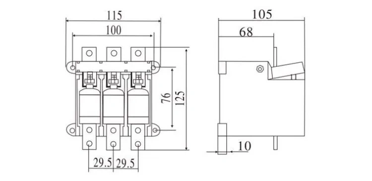 Ckj5 Series 63A 80A 125A 400A 600A AC Vacuum Contactor