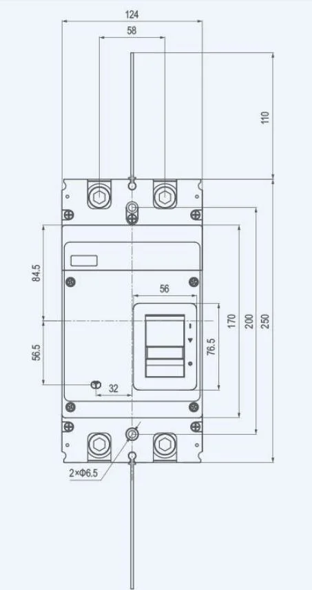 Geya Grm3DC-800hu-2p 700A-800A DC1500V 500A 300A Geya 125 AMP 3 Pole Price 63A MCCB