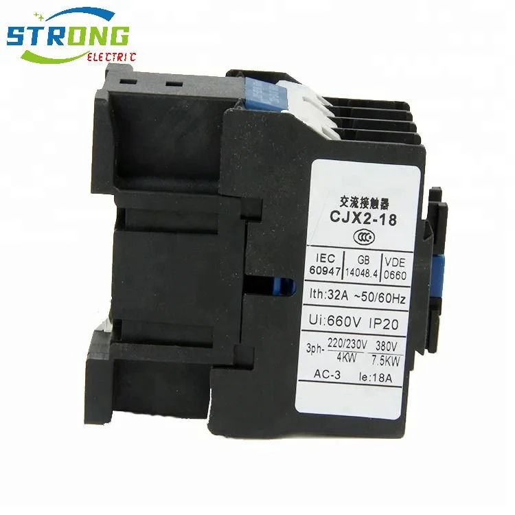 Cjx2-D (LC1-D) AC Contactor 18A 3pole 220V/230 Cjx2-D1810