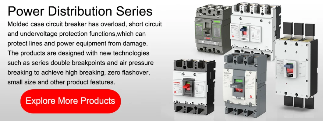 High Breaking Capacity Kripal 630AMP MCCB Circuit Breakers 3p Breakers Circuit 630A MCCB for Overload Protection