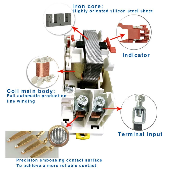 Yueqing Wct 20A Coil Telemecanique Magnetic Contactor