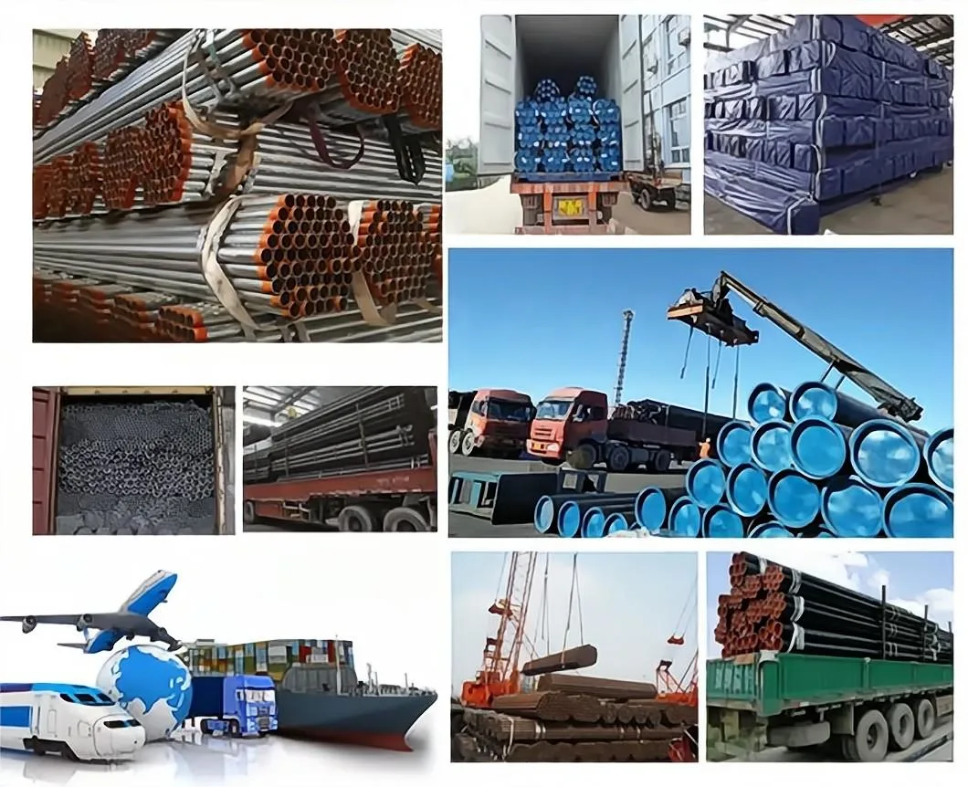 Ms Steel ERW Carbon ASTM A53 Black Steel Pipe Cast Iron Pipe Welded Large LSAW Straight Seam Welded API5l Oilfield Pipe Line PE Coated/SSAW Spiral Welded