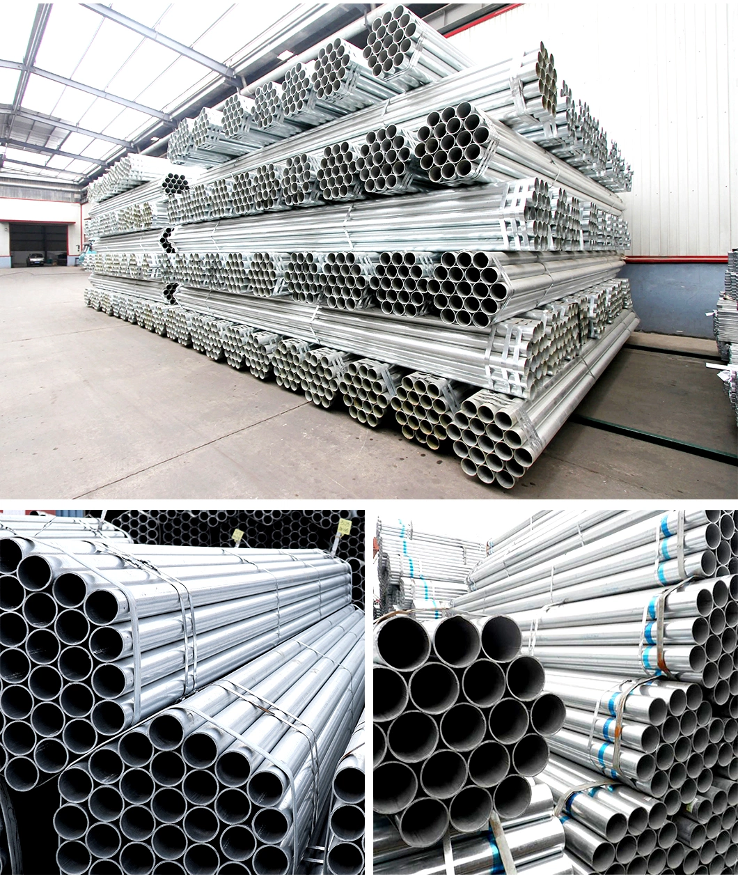 Galvanized Steel Pipe/Tube in Stock Galvanized Rectangular Structural Steel Pipe/Tube