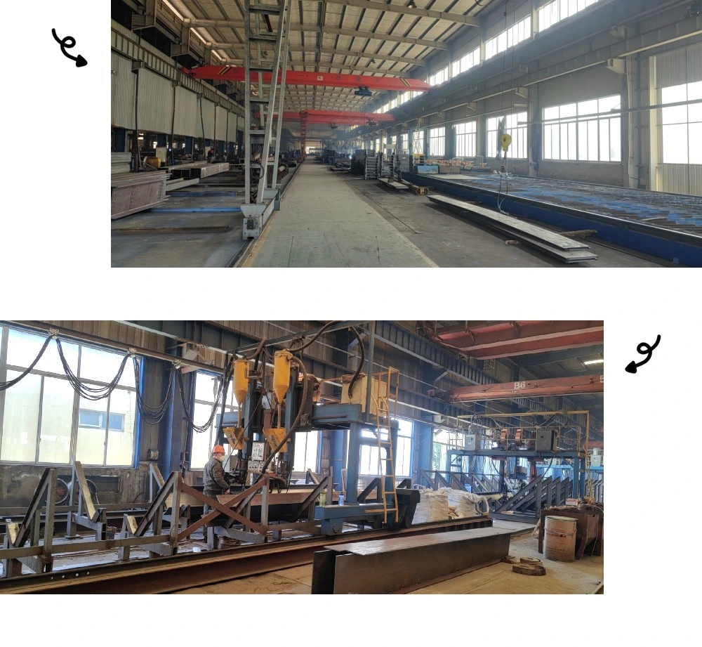 Professional Economical CE Prefabricated/Prefab Galvanized H Beam Design Building Metal Q345/Q235 Large Span Steel Structure for Factory Warehouse Workshop