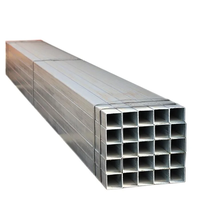 20*20 Black Square Tubing Galvanized Steel Pipe Iron Rectangular Tube Price for Carports