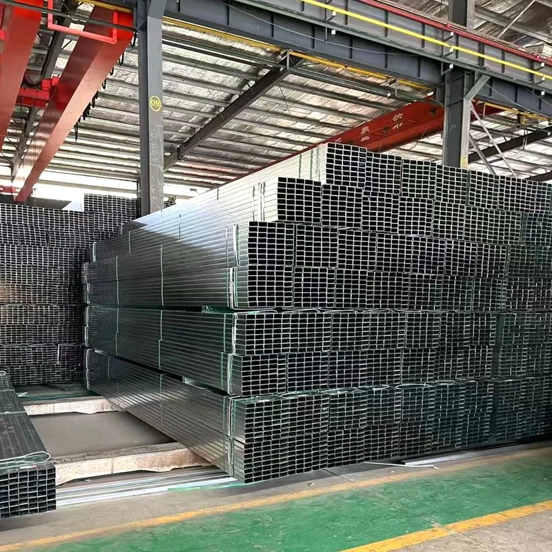 60X60 Hot DIP Galvanized Steel Gi Pipe 70X70 Galvanized Square Tube