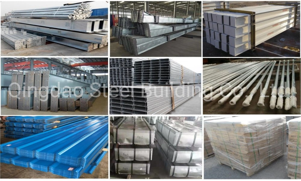 Prefabricated Steel Structure Construction for Steel Structure Shed Warehouse Hangar Building China