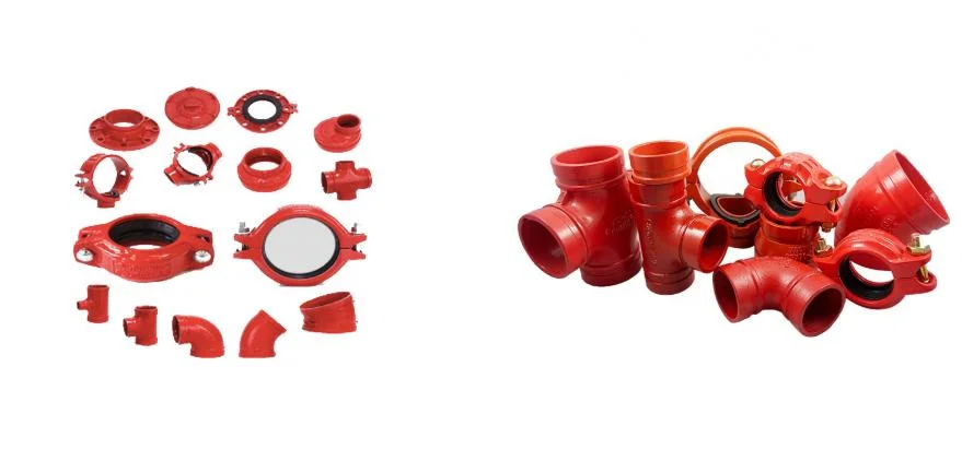 Best Price and Quality Fire Fighting Ductile Iron Grooved Pipe Fitting Made in China