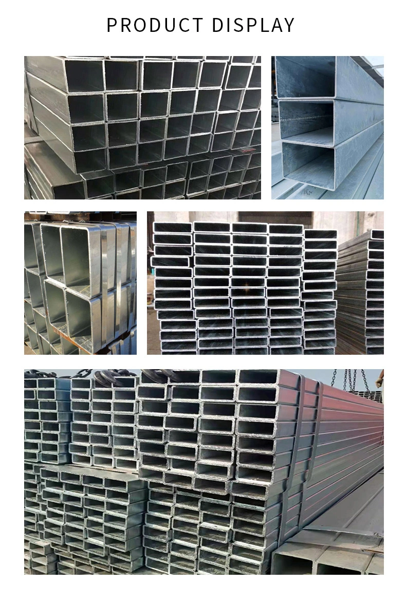 Building Material Telescoping Perforated Galvanized Steel Square Tube Galvanized Square Tube