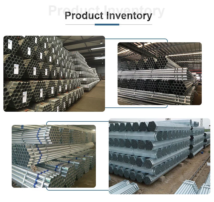 Manufacturer Ss400 S235jr Cold Rolled Round Hollow Section Metal Tube Gi Iron Pre Galvanized Steel Pipe Both End Threaded 21.3~323.8mm HDG Round/Square Shape